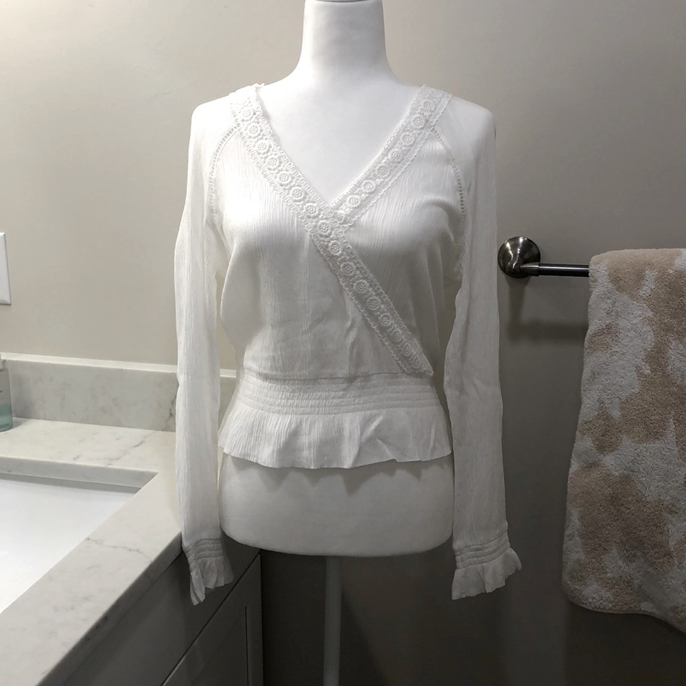White H&M Blouse